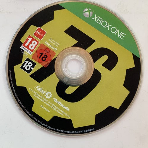 Fallout 76 Microsoft XBOX One 2018 Game