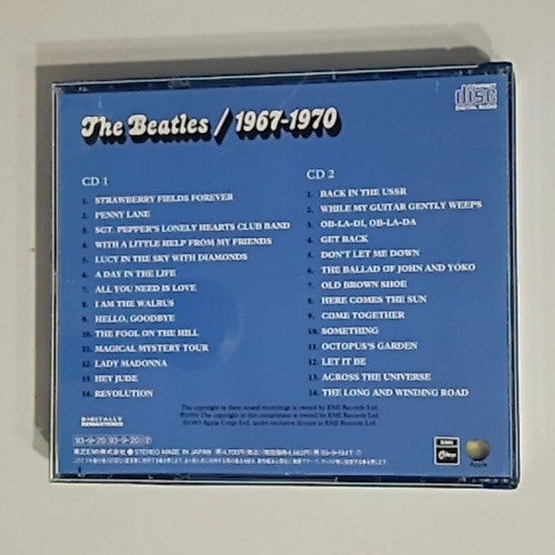 The Beatles – 1967-1970 (CD, 1993, 2-Disc) Japan  Booklet TOCP-8012-13