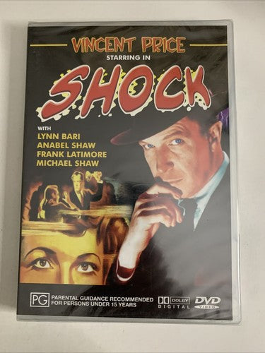 Shock  (DVD, 1946) Vincent Price, Lynn Bari, Frank Latimore All Regions NEW