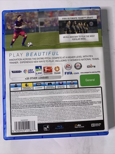 FIFA 16 PS4 Sony PlayStation 4 Game Soccer