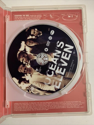 Ocean's Eleven / Ocean's Twelve (DVD, 2001, 2-Disc) Brad Pitt, George Clooney