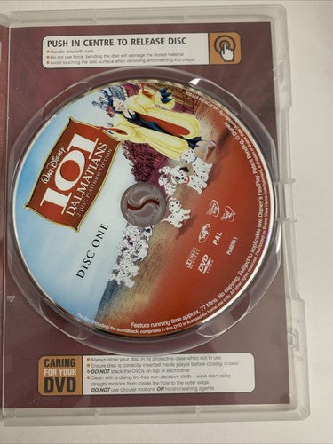 101 Dalmatians (DVD, 1961) Walt Disney Animated Film Region 4