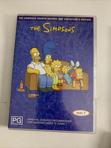 The Simpsons: Season 4 (DVD, 1992, 4-Disc) Region 4