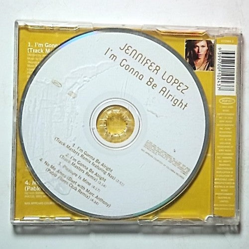 Jennifer Lopez – I'm Gonna Be Alright (CD, 2002) Australia 6728842