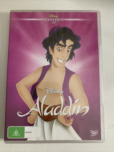 Aladdin (DVD, 1992) Disney Animation Movie Region 4