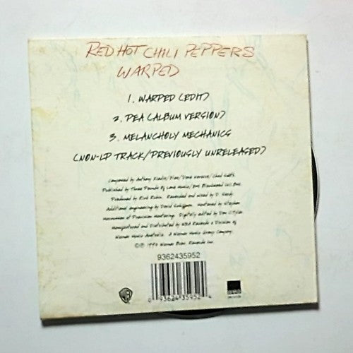 Red Hot Chili Peppers – Warped (CD, 1995) Australia 9362435952