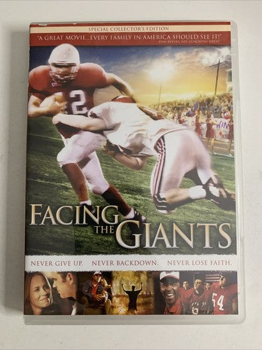 Facing The Giants (DVD, 2006) Alex Kendrick, Jim Mcbride  Region 1