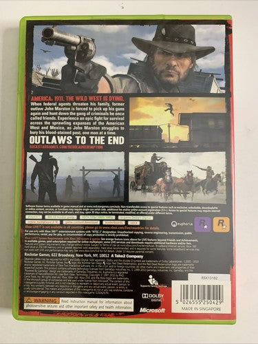 Red Dead Redemption Microsoft XBOX 360 2010 PAL Game