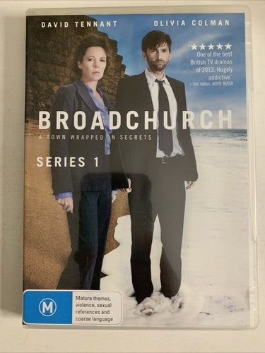 Broadchurch : Series 1 (DVD, 2013, 3-Disc) David Tennant Region 4