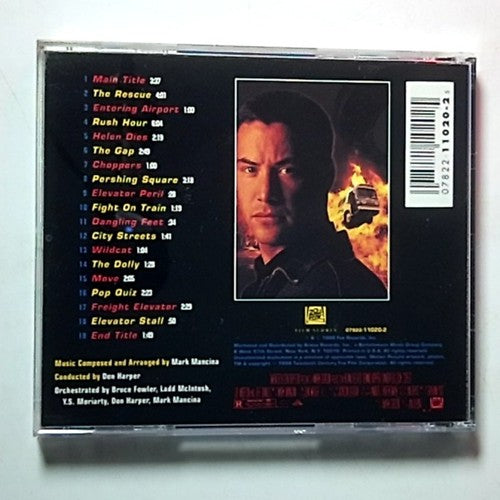 Mark Mancina – Speed (Original Motion Picture Score) (CD, 1994) US 07822 11020-2