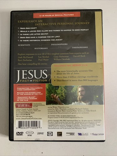 Jesus: Fact or Fiction (DVD, 2004) An Interactive Journey All Regions