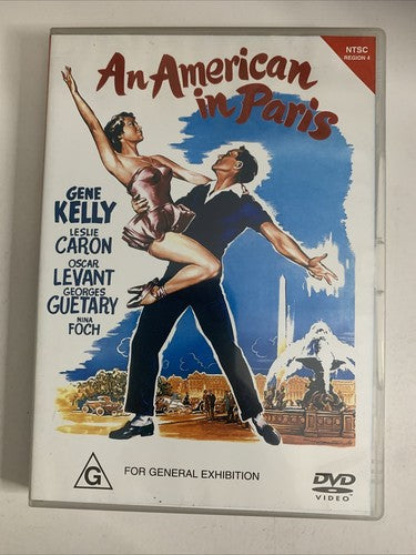 An American in Paris (DVD, 1951) Gene Kelly, Leslie Caron, Oscar Levant Region 4