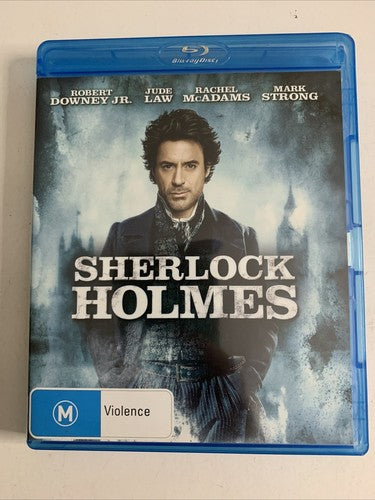 Sherlock Holmes (Blu-ray, 2009) Jude Law, Rachel McAdams, Robert Downey Jr