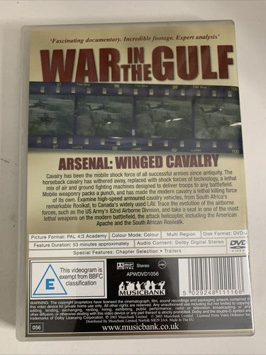 War In The Gulf: Arsenal: Winged Calvary (DVD) All Regions NEW