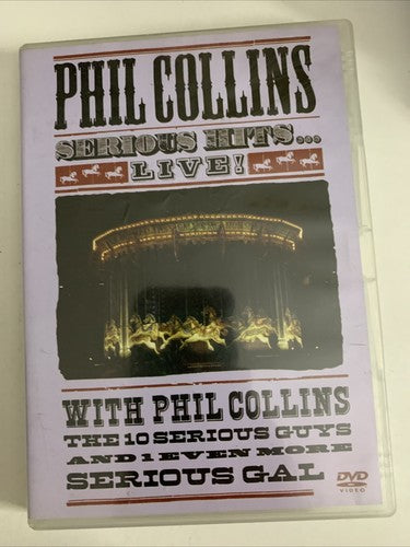 Phil Collins – Serious Hits...Live! (DVD, 2003, 2-Disc) All Regions
