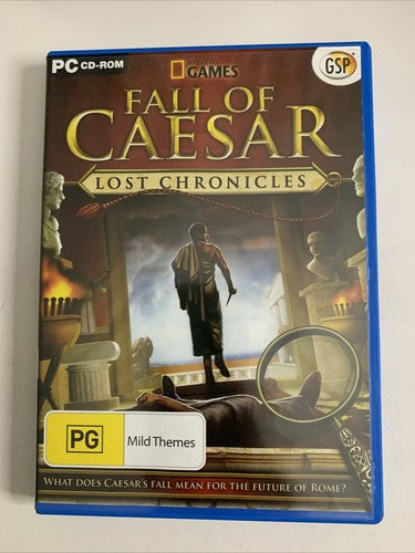 Fall Of Caesar: Lost Chronicles PC Windows CD-ROM Hidden Object Game NEW