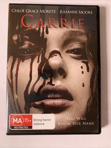 Carrie (DVD, 2013) Chloé Grace Moretz, Julianne Moore Horror Region 4