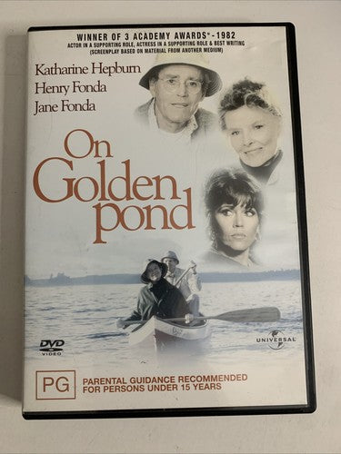 On Golden Pond (DVD, 1981) Henry Fonda, Jane Fonda, Katharine Hepburn Region 4