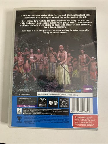An Idiot Abroad: Series 1 (DVD, 2011) Karl Pilkington, Ricky Gervais Region 4