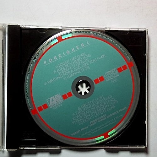 Foreigner – 4 (CD, 1985) Europe 16999-2