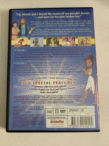 Friends and Heroes Episode 1 & 2 (DVD, 2007) Animation All Regions