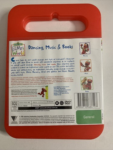 Sesame Street Elmo's World: Dancing, Music & Books (DVD) Region 4