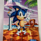 Sonic The Hedgehog Poster SEGA Mega Drive 1991 Original Genuine Vintage 59x21cm