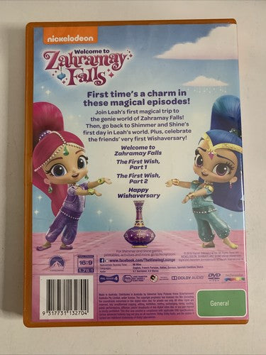 Shimmer and Shine: Welcome to Zahramay Falls (DVD, 2016) Animation Region 4