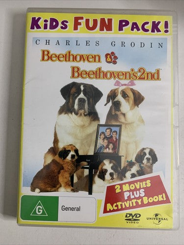 Beethoven / Beethoven's 2nd (DVD, 1992) Charles Grodin, Bonnie Hunt Region 4