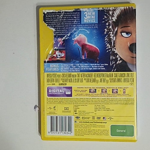 Sing (DVD, 2016) Animated Movie Region 4