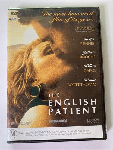The English Patient (DVD, 1996) Ralph Fiennes, Juliette Binoche  Region 4 NEW