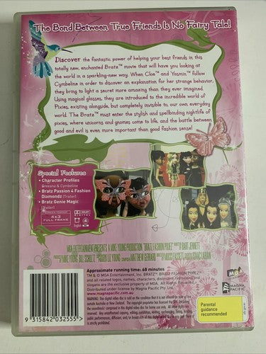 Bratz Fashion Pixiez (DVD, 2007) Animation Region 4