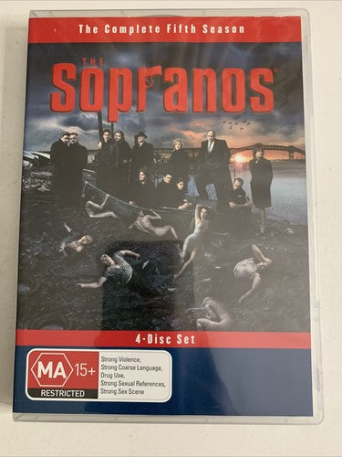 The Sopranos : Season 5 (DVD, 2003, 4-Discs) Region 4
