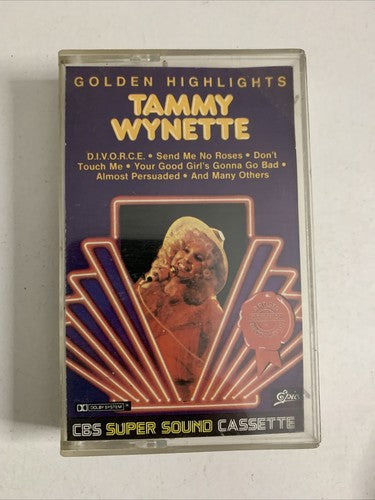 Tammy Wynette – Golden Highlights (Music Cassette, 1985) HSC 16