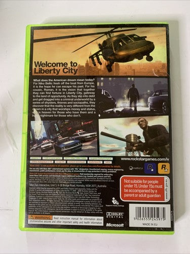 Grand Theft Auto IV GTA 4 Microsoft XBOX 360 PAL Game Complete