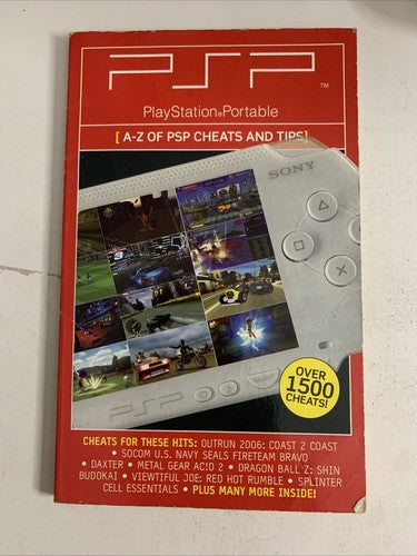 PSP PlayStation Portable A-Z Of PSP Cheats And Tips Book by Future Publishing
