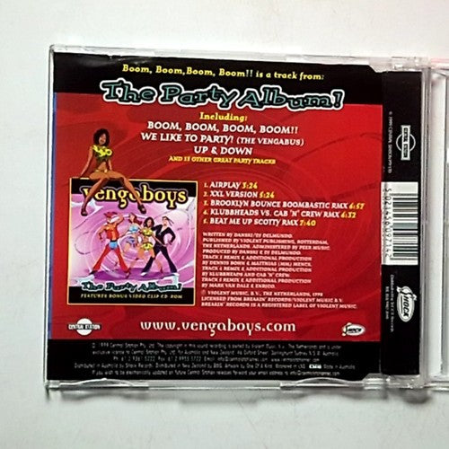 Vengaboys – Boom, Boom, Boom, Boom!! (CD, 1999) Australia CSR CD5 0339