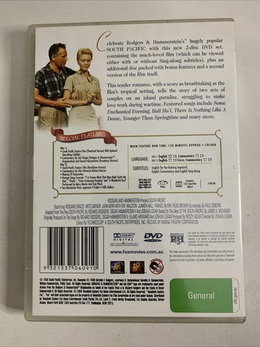 South Pacific (Special Collector's Edition, DVD, 1958, 2-Disc) Region 4