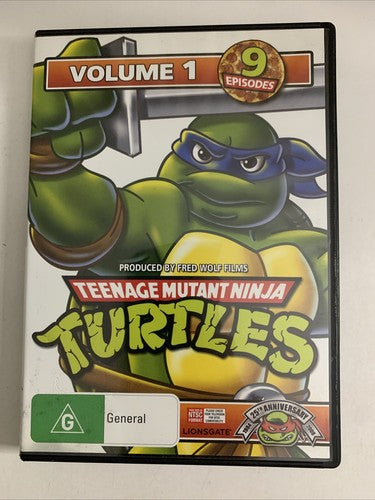 Teenage Mutant Ninja Turtles : Volume 1 (DVD, 1987) Original Animated Series