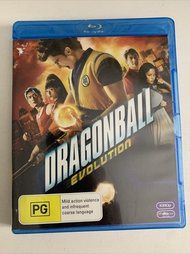 Dragonball Evolution (Blu-ray,2009, 2-Disc) Justin Chatwin, Chow Yun-Fat RegionB