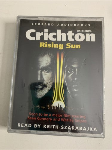 Rising Sun by Michael Crichton Audiobook (Cassette, 2-Tapes) NEW Sealed