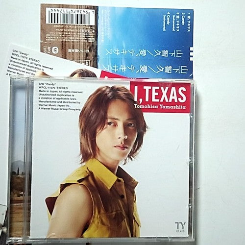 Tomohisa Yamashita – I, Texas (CD, 2012) Japan Obi WPCL-11070