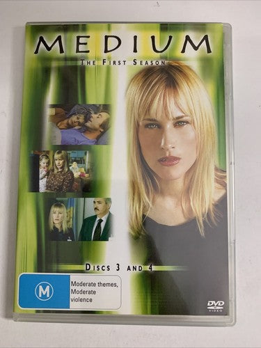 Medium : Season 1 (DVD, 2005, 4-Discs) Patricia Arquette  Region 4