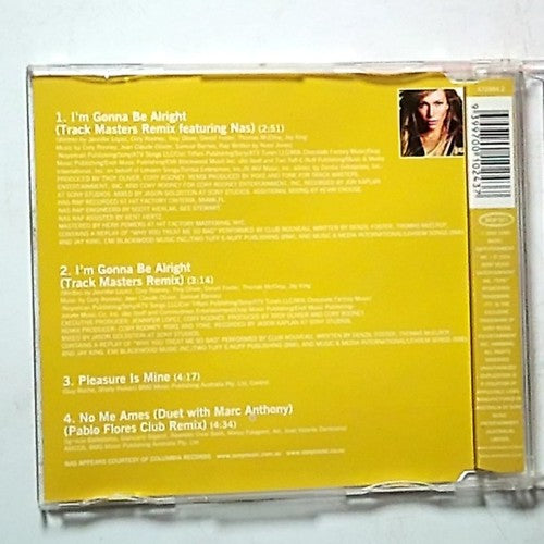 Jennifer Lopez – I'm Gonna Be Alright (CD, 2002) Australia 6728842