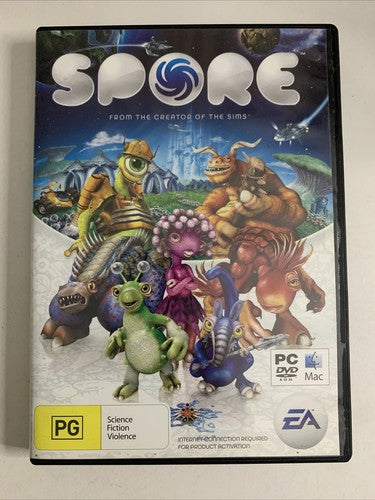Spore PC DVD-ROM Windows Mac 2008 Game