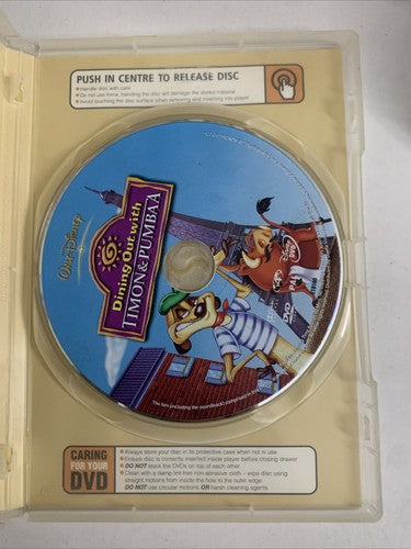 Dining Out with Timon and Pumbaa (DVD, 2004) Disney Animation Region 4