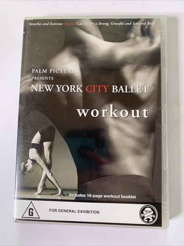 New York City Ballet Workout (DVD, 2001) With Workout Booklet All Regions