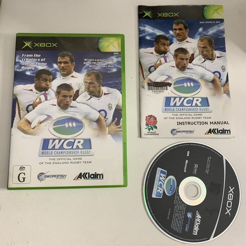 WRC World Championship Rugby Microsoft XBOX Original PAL Game Complete