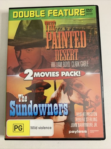 The Painted Desert / The Sundowners (DVD) Clark Gable All Regions