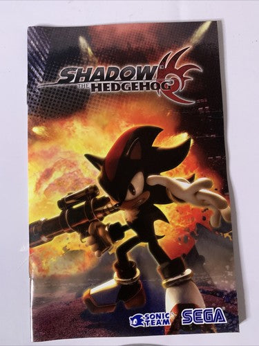 Shadow The Hedgehog PS2 Sony PlayStation 2 PAL SEGA Game Complete